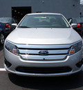 ford fusion 2012 steel blue metallic sedan sel gasoline 4 cylinders front wheel drive 6 speed automatic 07735