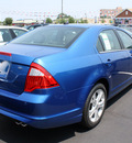 ford fusion 2012 blue flame metallic sedan se gasoline 4 cylinders front wheel drive 6 speed automatic 07735