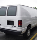 ford econoline cargo 2011 white van e 250 flex fuel 8 cylinders rear wheel drive automatic with overdrive 07735