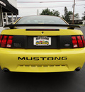 ford mustang 2003 yellow coupe mach 1 premium gasoline 8 cylinders rear wheel drive 5 speed manual 45005
