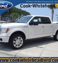 ford f 150 2011 white platinum gasoline 6 cylinders 4 wheel drive automatic 32401