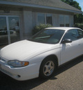 chevrolet monte carlo 2005 white coupe ls gasoline 6 cylinders front wheel drive automatic 55016