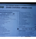 jeep grand cherokee 2011 dk  gray suv laredo gasoline 6 cylinders 4 wheel drive automatic 07730