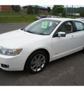 lincoln mkz 2009 white sedan mkz gasoline 6 cylinders front wheel drive automatic 07060