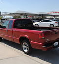chevrolet s 10 2000 maroon pickup truck ls gasoline 4 cylinders rear wheel drive automatic 76087
