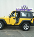 jeep wrangler 2008 yellow suv rubicon gasoline 6 cylinders 4 wheel drive 6 speed manual 80905