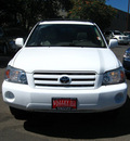 toyota highlander 2004 white suv gasoline 6 cylinders all whee drive automatic 80301