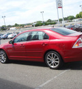 ford fusion 2008 red sedan sel gasoline 6 cylinders front wheel drive automatic 99301