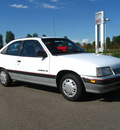 pontiac le mans 1990 bright white hatchback le gasoline 4 cylinders front wheel drive automatic 80504