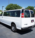 chevrolet express 2007 white van ls 3500 15pass gasoline 8 cylinders rear wheel drive automatic 80012