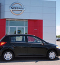 nissan versa 2011 black hatchback 1 8 s gasoline 4 cylinders front wheel drive automatic 99301