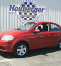 chevrolet aveo 2011 red sedan lt gasoline 4 cylinders front wheel drive automatic 80905