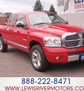 dodge ram pickup 1500 2008 red laramie gasoline 8 cylinders 4 wheel drive automatic 98674