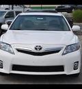 toyota camry hybrid 2011 white sedan base hybrid 4 cylinders front wheel drive cont  variable trans  46219