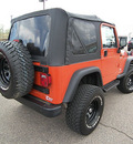 jeep wrangler 2006 orange suv sport gasoline 6 cylinders 4 wheel drive automatic 81212