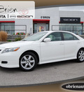 toyota camry 2009 white sedan se gasoline 4 cylinders front wheel drive automatic 46219
