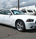 dodge charger 2011 white sedan r t max gasoline 8 cylinders all whee drive automatic 80301
