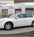 nissan altima 2008 white sedan 25s gasoline 4 cylinders front wheel drive automatic 46219
