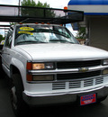 chevrolet 3500 1998 white pickup truck cheyenne clean v8 automatic with overdrive 80012