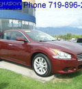 nissan maxima 2009 dk  red sedan 3 5 gasoline 6 cylinders front wheel drive automatic 80910