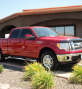 ford f 150 2009 red lariat flex fuel 8 cylinders 4 wheel drive automatic 99352