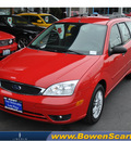 ford focus 2006 red wagon zx5se gasoline 4 cylinders front wheel drive automatic 98032