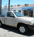 toyota tacoma 2005 beige gasoline 4 cylinders rear wheel drive 5 speed manual 92882