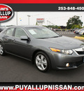 acura tsx 2009 dk  gray sedan gasoline 4 cylinders front wheel drive automatic 98371