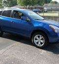 nissan rogue 2008 blue wagon gasoline 4 cylinders front wheel drive automatic 47130
