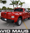toyota tundra 2011 red sr5 gasoline 6 cylinders 2 wheel drive automatic 32771