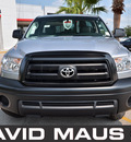 toyota tundra 2011 silver gasoline 6 cylinders 2 wheel drive automatic 32771