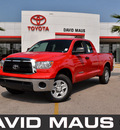 toyota tundra 2011 red sr5 gasoline 8 cylinders 2 wheel drive automatic 32771