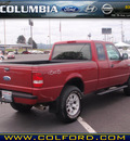 ford ranger 2007 red xlt gasoline 6 cylinders 4 wheel drive manual 98632