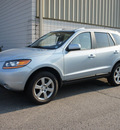 hyundai santa fe 2008 silver blue suv gray gasoline 6 cylinders front wheel drive not specified 47130