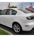 mazda mazda3 2007 crystal white sedan s grand touring gasoline 4 cylinders front wheel drive automatic 92653