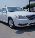 chrysler 200 2011 white sedan touring gasoline 4 cylinders front wheel drive automatic 34731