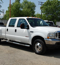 ford f 350 super duty 2004 white crew cab dually 4x4 diesel diesel 8 cylinders 4 wheel drive automatic 95678
