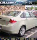 ford focus 2010 pale green sedan se gasoline 4 cylinders front wheel drive automatic 98632
