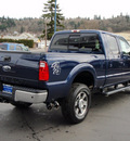 ford f 350 super duty 2011 blue lariat biodiesel 8 cylinders 4 wheel drive automatic with overdrive 98032