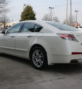 acura tl 2009 white sedan gasoline 6 cylinders front wheel drive automatic 27616