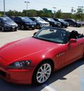 honda s2000 2006 red gasoline 4 cylinders rear wheel drive 6 speed manual 76210