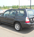 subaru forester 2008 black suv 2 5 x premium gasoline 4 cylinders all whee drive 5 speed manual 55811