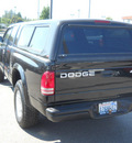 dodge dakota 2002 black sport gasoline 6 cylinders 4 wheel drive automatic 99212