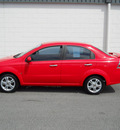 chevrolet aveo 2009 red sedan lt gasoline 4 cylinders front wheel drive automatic 99208