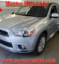 mitsubishi outlander sport 2011 silver se gasoline 4 cylinders front wheel drive automatic 44060