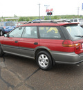 subaru legacy 1997 red wagon outback gasoline 4 cylinders all whee drive 5 speed manual 55811