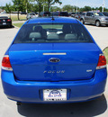 ford focus 2010 blue sedan sel gasoline 4 cylinders front wheel drive automatic 76205
