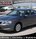 honda accord 2010 gray sedan lx gasoline 4 cylinders front wheel drive automatic with overdrive 77388