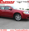 dodge avenger 2010 dk  red sedan r t gasoline 4 cylinders front wheel drive automatic 45840