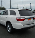 dodge durango 2011 white suv citadel gasoline 6 cylinders all whee drive 5 speed automatic 99212